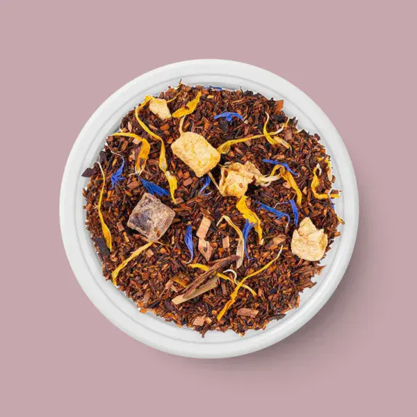 Rooibos Tee - Zauberhafter Pfirsich-Aprikosen-Rooibos, BIO - 100 g - Tee in Schale