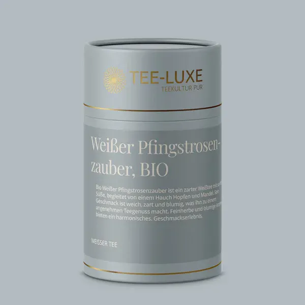 Weisser Tee - Weißer Pfingstrosenzauber, BIO - 35 g - Verpackung