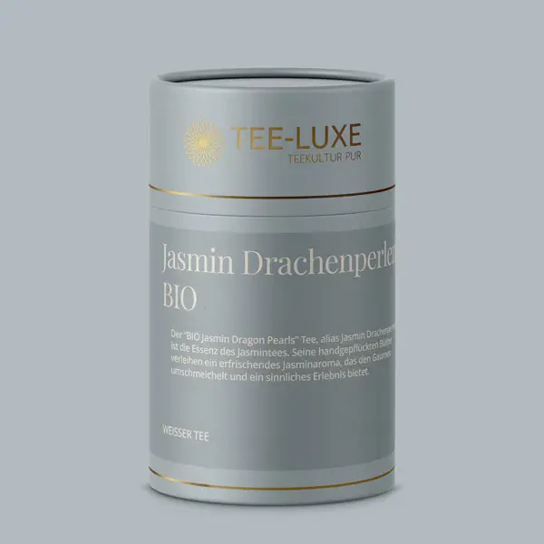 Weisser Tee - Jasmin Drachenperlen, BIO - 140 g - Verpackung