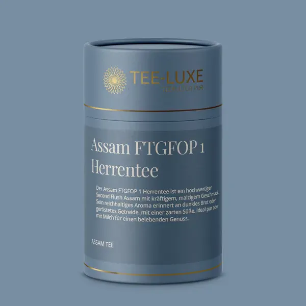 Schwarzer Tee - Assam FTGFOP 1 Herrentee - 100 g - Verpackung