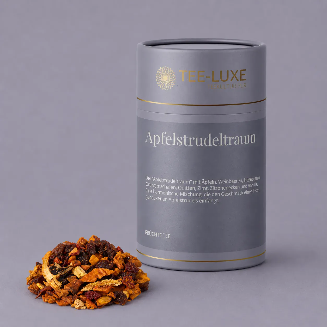 Früchte Tee - Apfelstrudeltraum - 145 g - Verpackung mit losem Tee