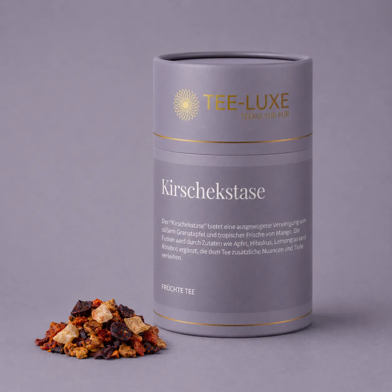Früchte Tee - Kirschekstase - 155 g - Verpackung mit losem Tee