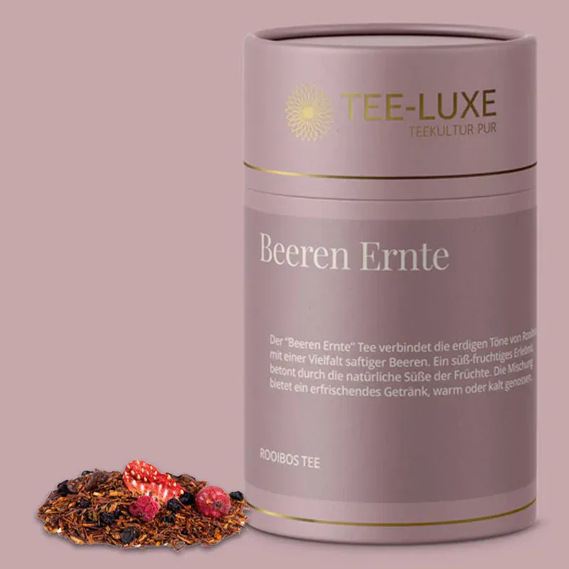 Rooibos Tee - Beeren Ernte - 140 g - Verpackung mit losem Tee