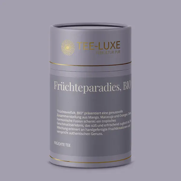 Früchte Tee - Früchteparadies, BIO - 150 g - Verpackung