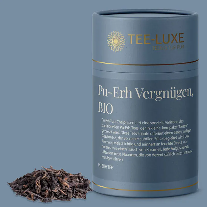 Pu-Erh Tee - Pu-Erh Vergnügen, BIO - 125 g - Verpackung