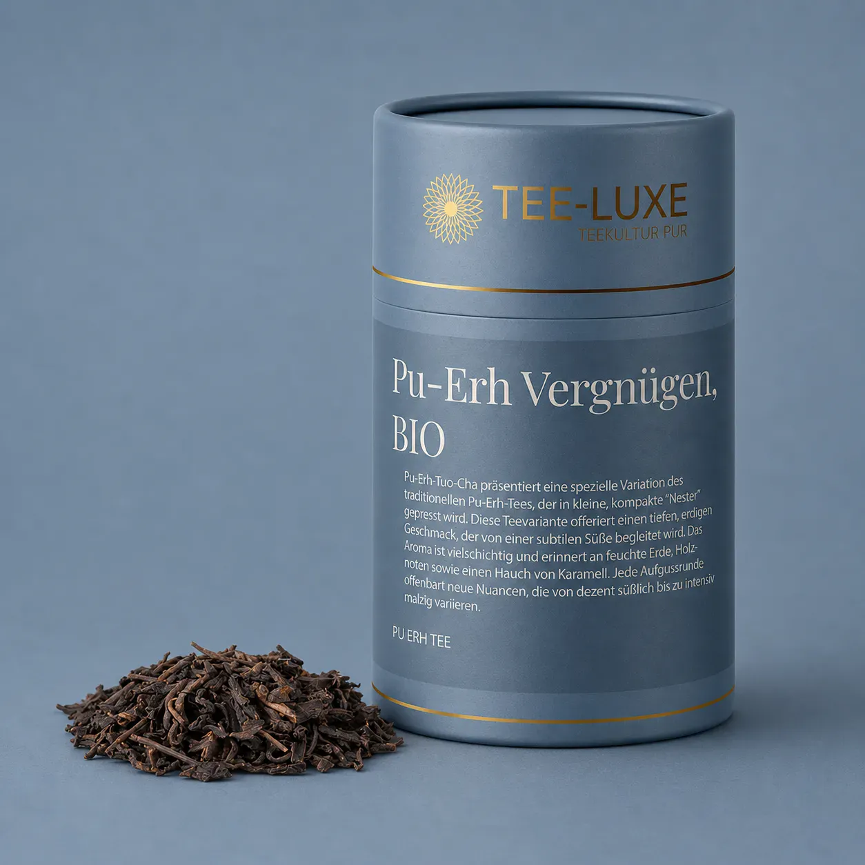 Pu-Erh Tee - Pu-Erh Vergnügen, BIO - 125 g - Verpackung mit losem Tee