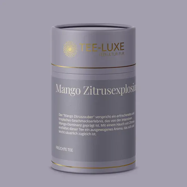 Früchte Tee - Mango Zitrusexplosion - 220 g - Verpackung