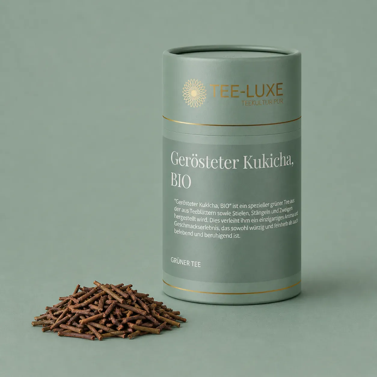 Grüner Tee - Gerösteter Kukicha, BIO - 65 g - Verpackung mit losem Tee