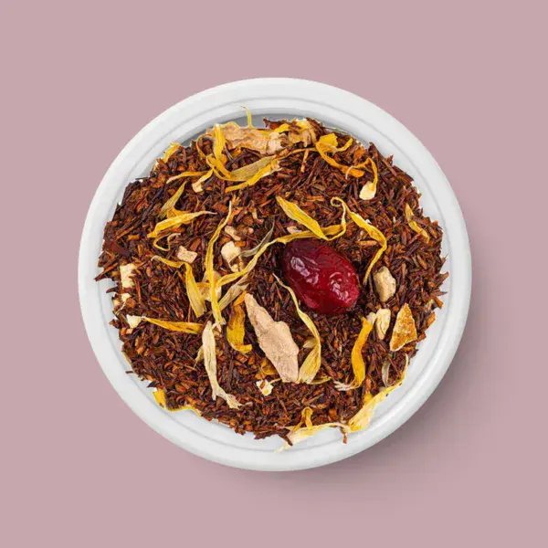 Rooibos Tee - Cranberry Ingwer Verzauberung - 100 g - Tee in Schale
