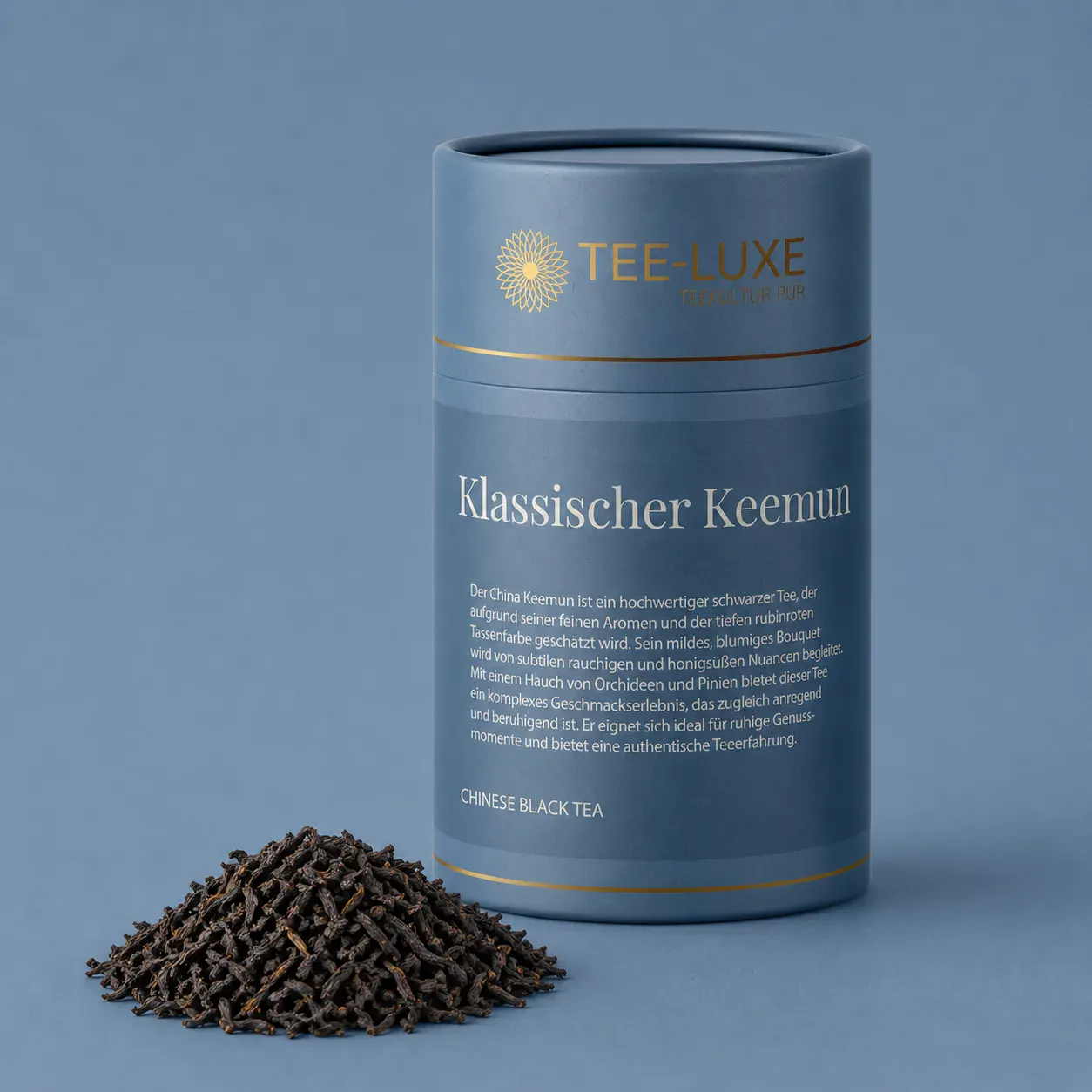 Schwarzer Tee - Klassischer Keemun - 100 g - Verpackung mit losem Tee