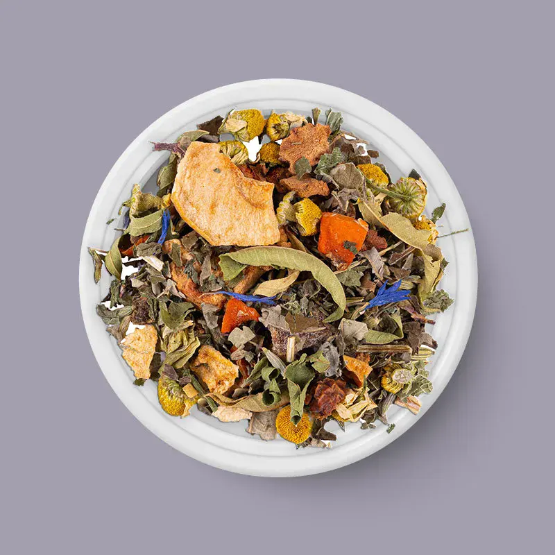 Früchte Tee - Beruhigende Pfirsich-Lavendel-Gärten, BIO - 75 g - Tee in Schale