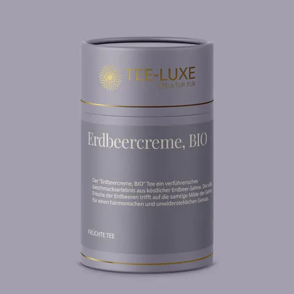 Früchte Tee - Erdbeercreme, BIO - 90 g - Verpackung