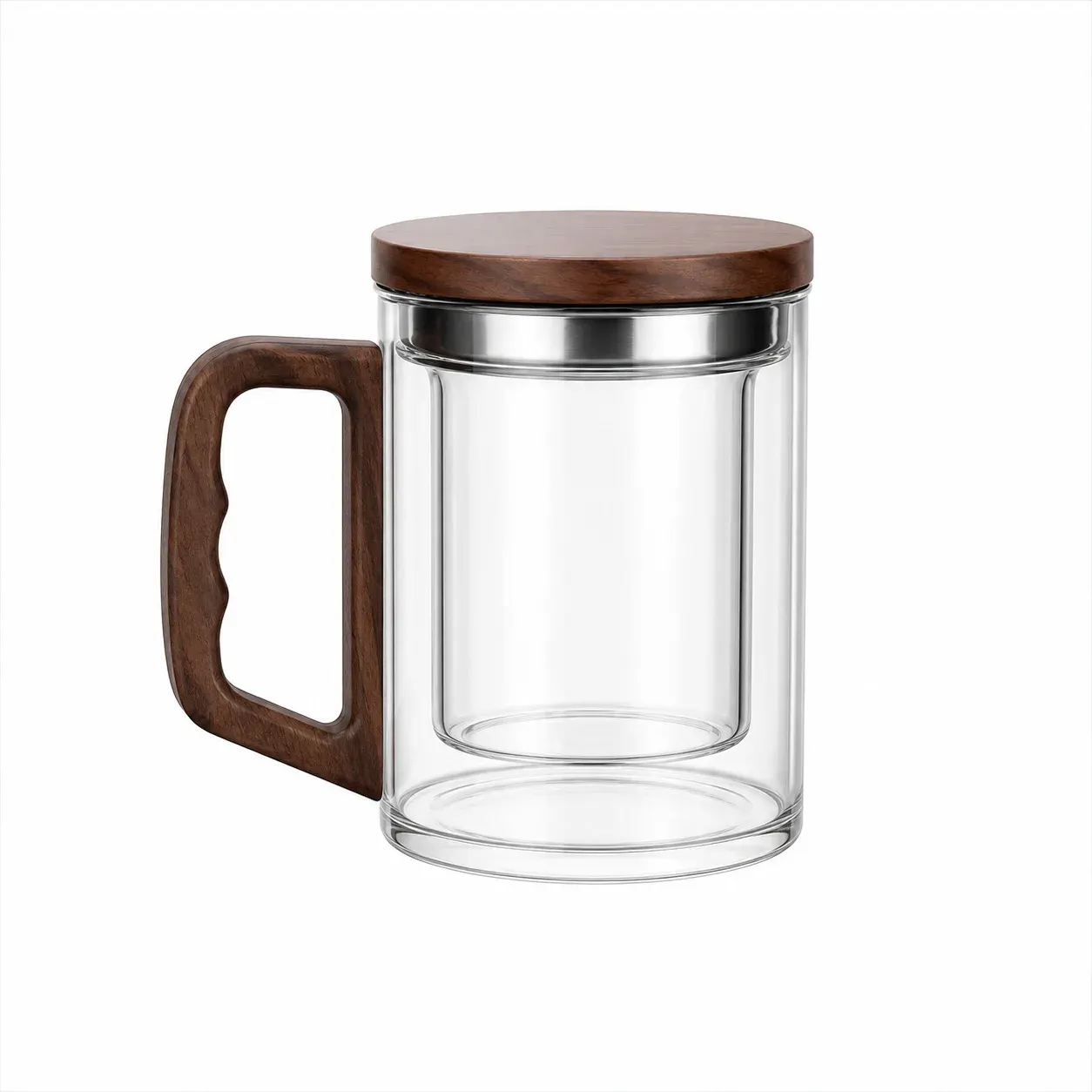 Borosilikatglas-Teetasse Clara Seitenansicht
